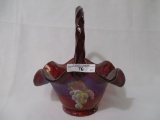 Fenton red carnival decorated 8