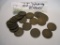 25 assorted Indian Head pennies