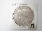 1935-S Peace Dollar VF