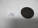 1817 Large Cent F