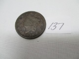 1819 Large Cent F