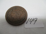 1852 Large Cent G+