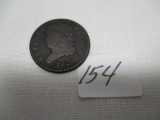1825 Bust 1/2 cent  VG  Full readable