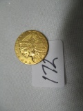 1913 $2.50 Indian Gold  AU ( SUPER COIN)