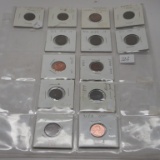 11 Indian Head and 2 Lin Cents as shown 1890-91-99-92-89-81-99-1906-08-06