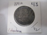 1892 Columbian half  XF++