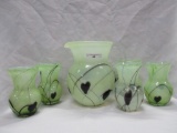 Gibson Hanging Hearts 6pc Water Set