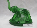 1981 Green Slag Elephant