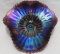 Nwood Elec Purple Leaf and Beads Tri Corner Candy Dish. Awesome color!