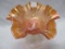 Fenton Marigold Persian Medallion Compote CRE