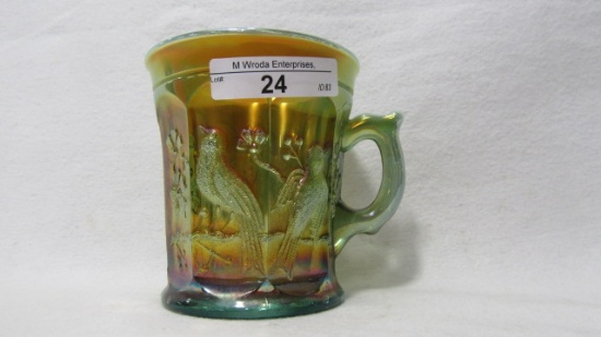 Nwood Singing Birds Mug - Aqua Opal, RARE