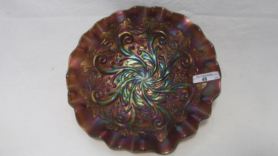 Mburg 10" Purple Seaweed 3-in-1 Edge Bowl Very Pretty