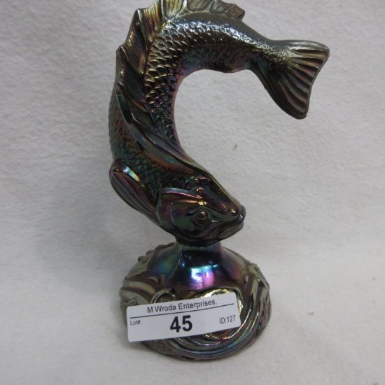 Fenton Carnival Fish Paperweight