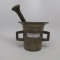 Brass mortar & pestal set