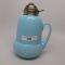 Victorian syrup pitcher Delphite blue Acorn