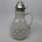 Victorian syrup pitcher French Opal Coin Dot