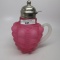 Victorian Syrup Pitcher Consolidated Beaded Drape satin