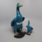 2 Chinese enameled duck figures 4