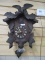 Black Forest Wall Coo-Coo Clock with Eagle Finial c. 1920