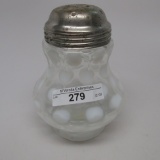 Victorian Sugar Shaker 9 panel French Opal