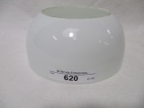 Milk glass reflector