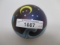Wonderful art glass Moon & Stars paperweight approx 3.25â€. has a LCT mark