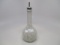 Victorian opalescent french opal Seaweed barber bottle w/ stopper