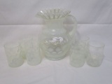 LG Wright opalescent 7pc water set