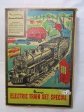 Electric train set in original box as shown