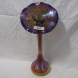 Bohemian / Czech Republic art glass vase