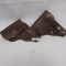 2 leather holsters