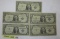 5 1957 $1 Silver Certificates   1money