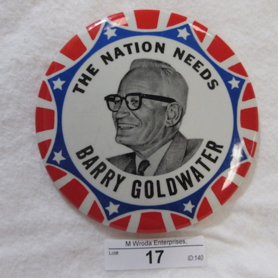 Barry Goldwater 5" badge