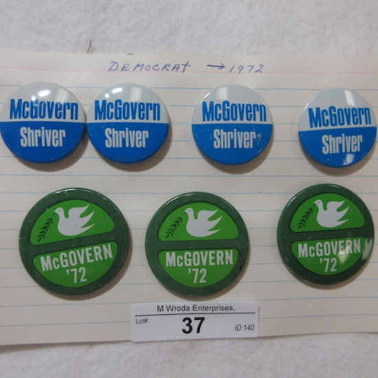 7 McGovern badges