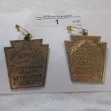 Erei Centennial pins 1795-1895 RARE