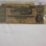Confederate States $10 Richmond 1864