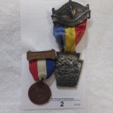 2 Medals- FCL/ Knights of Pythias Erie 1911