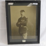 Civil war framed photo as shown 11 x14 ish