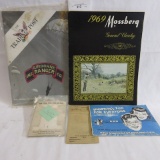 lot of assorted paper items as shown
