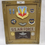 Tom Brown US Air Force board of relics