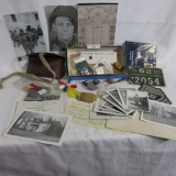 Box of assorted military and related photos etc