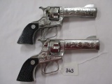 2 Kilgore cap pistols NOS