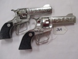 2 Kilgore cap pistols NOS