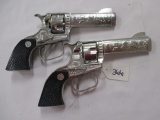 2 Kilgore cap pistols NOS