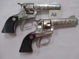 2 Kilgore cap pistols NOS