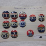 1952-56 Political buttons