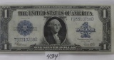 1923 Silver Certificate $1 blue seal
