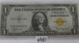 1935 Silver Cert $1 yellow seal
