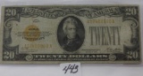 1928 $20 Gold Cert