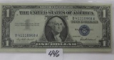 1957 $1 Silver Certificate Blue Seal